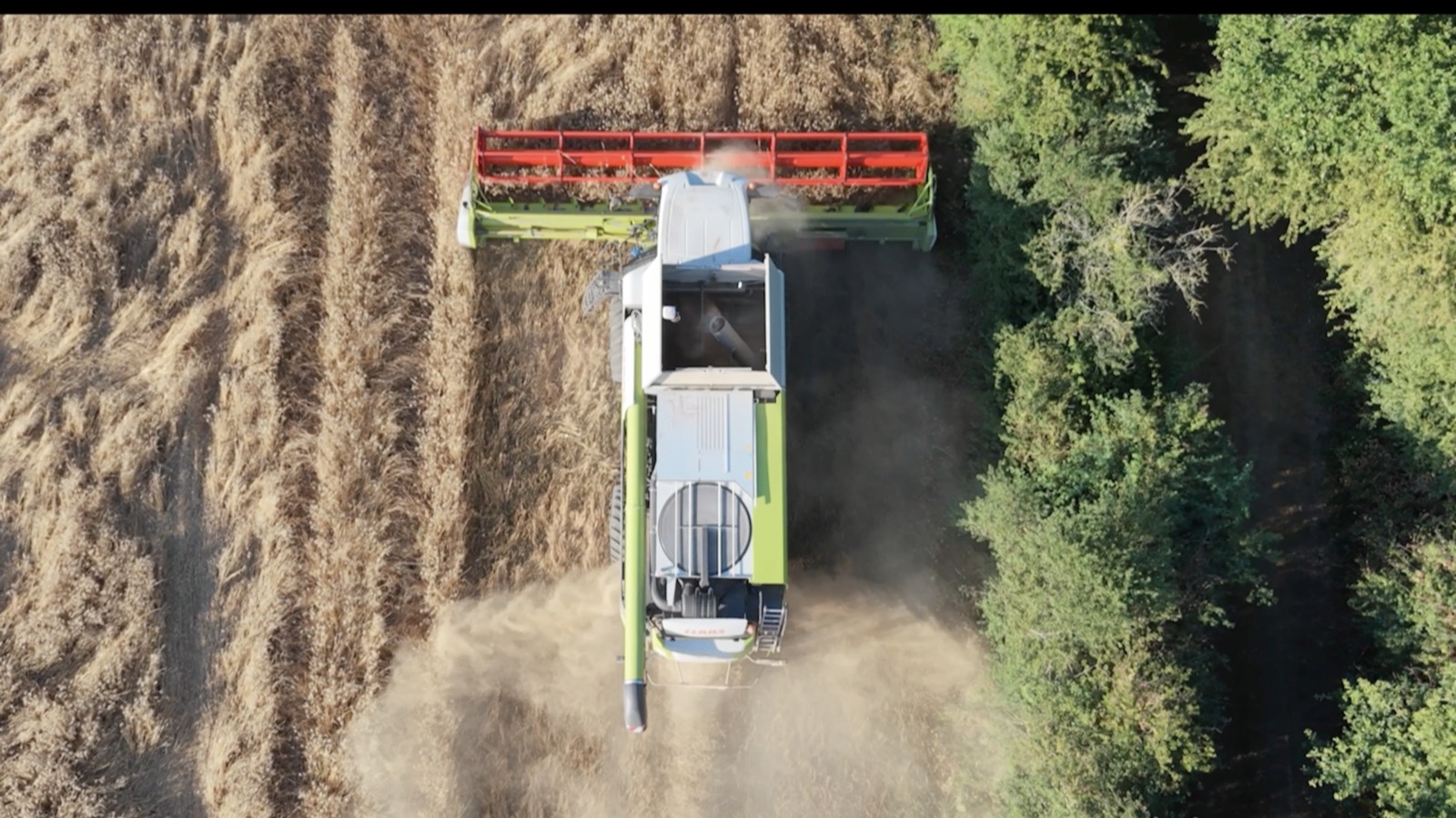 Film véhicule technique Claas Lexion 7500 – tournage agricole par JNX Audiovisuel, vidéaste à Angers